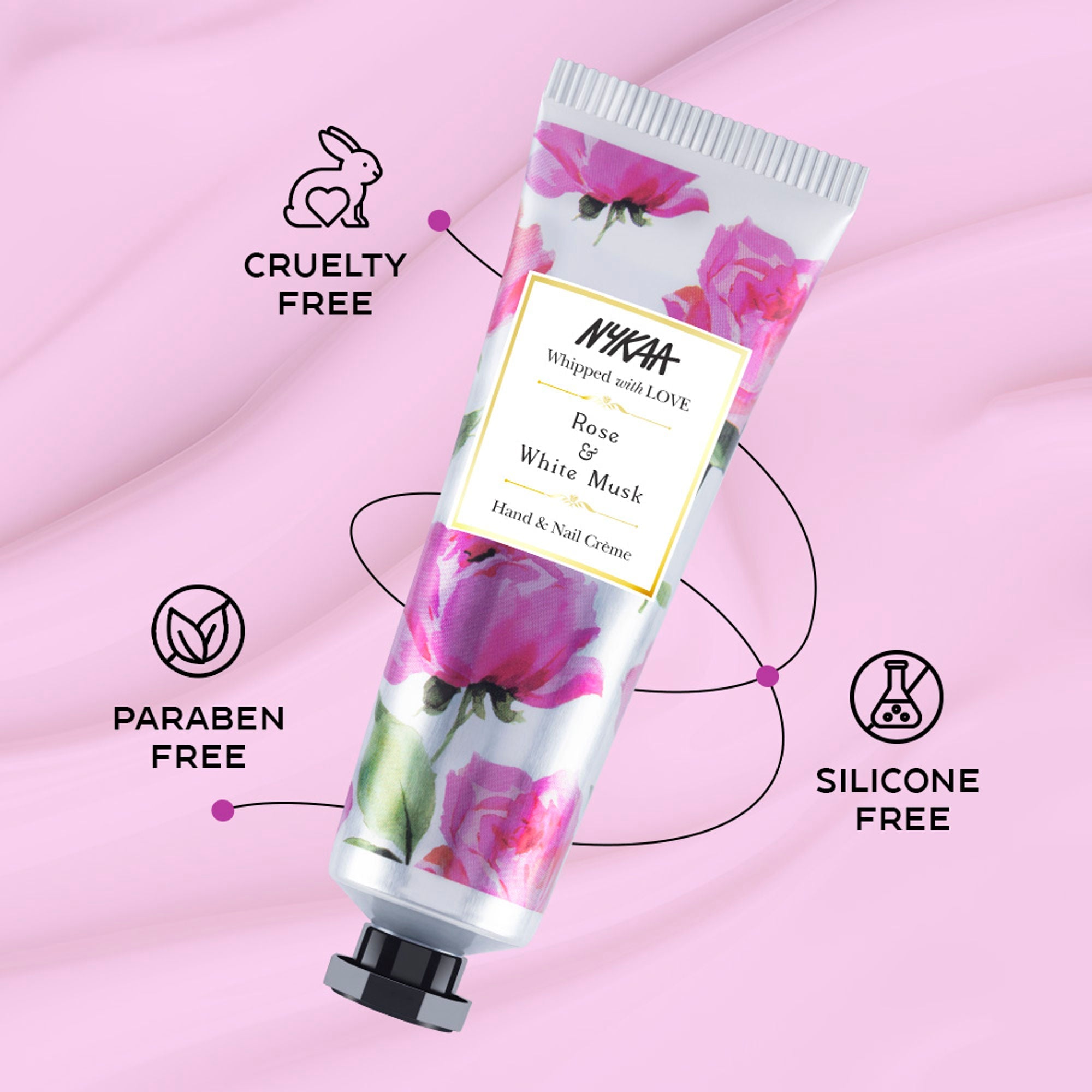 Wanderlust Hand & Nail Creme - Rose & White Musk | Grab2Buy