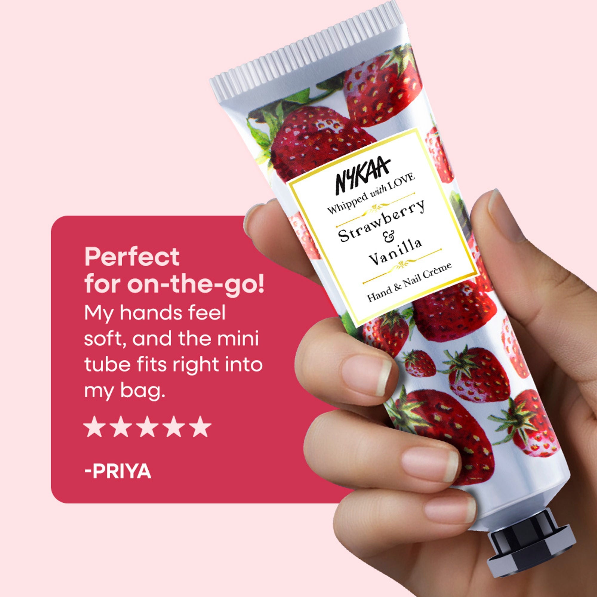 Wanderlust Hand & Nail Creme - Strawberry & Vanilla | Grab2Buy