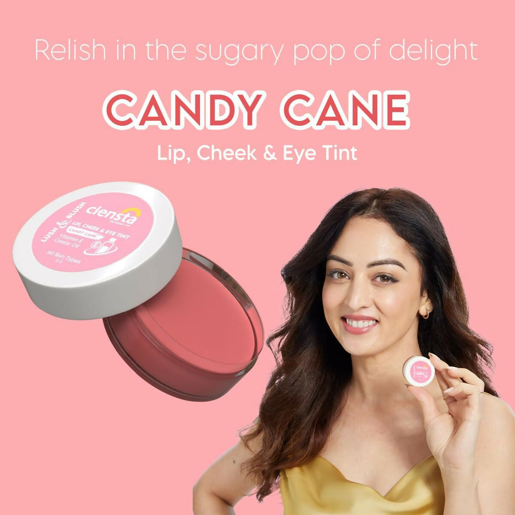 Clensta Lip Cheek Tint - Candy Cane | Grab2Buy