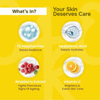 Swiss Beauty Care Glow Fusion Sunscreen SPF 50 PA++++ - 1% Niacinamide & Raspberry Extract