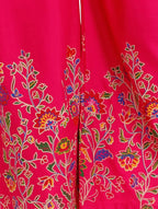 Mominos Fashion Magenta Floral Design Palazzo | Grab2Buy
