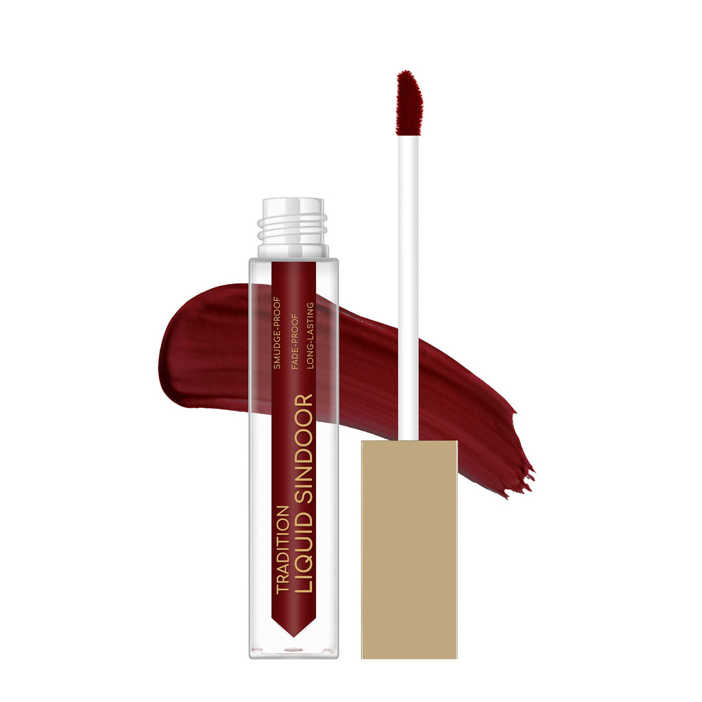 Swiss Beauty Tradition Liquid Sindoor - Maroon Color - 02 | Grab2Buy