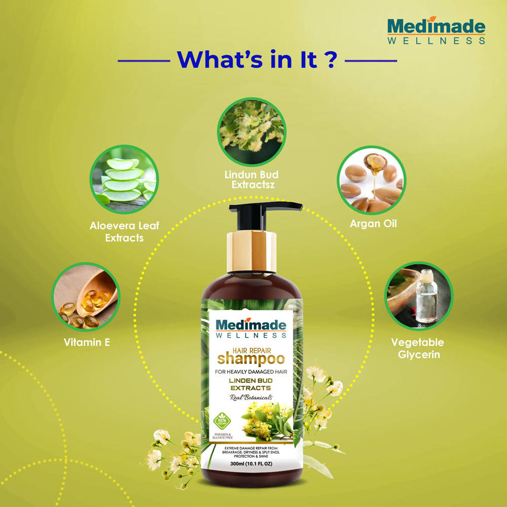 Medimade Wellness Hair Repair Shampoo with Linden Bud Extracts | Grab2Buy
