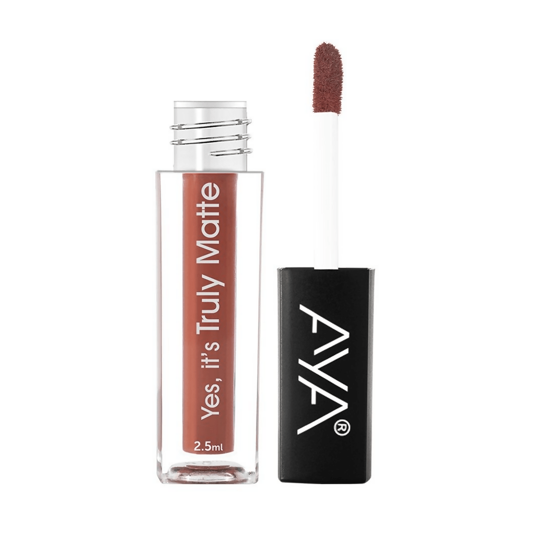 AYA Yes It's Truly Matte Liquid Lipstick - 02 Hazelnut