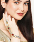 Joban Fashion Gold Polished Kundan Bracelet | Grab2Buy