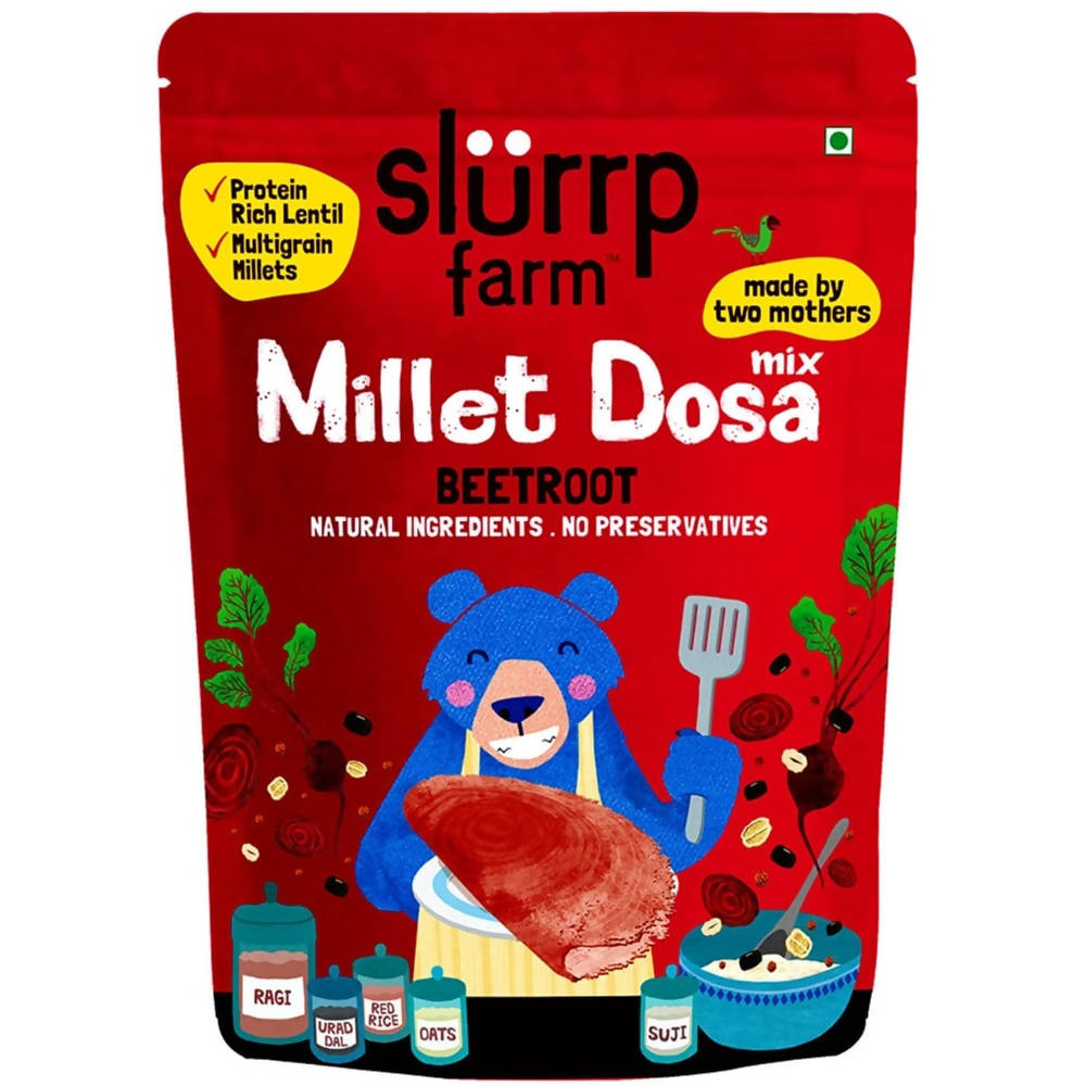 Slurrp Farm Beetroot Multigrain Millet Dosa Mix | Grab2Buy