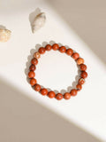 Red Jasper Elastic Bracelet - Ruby Raang