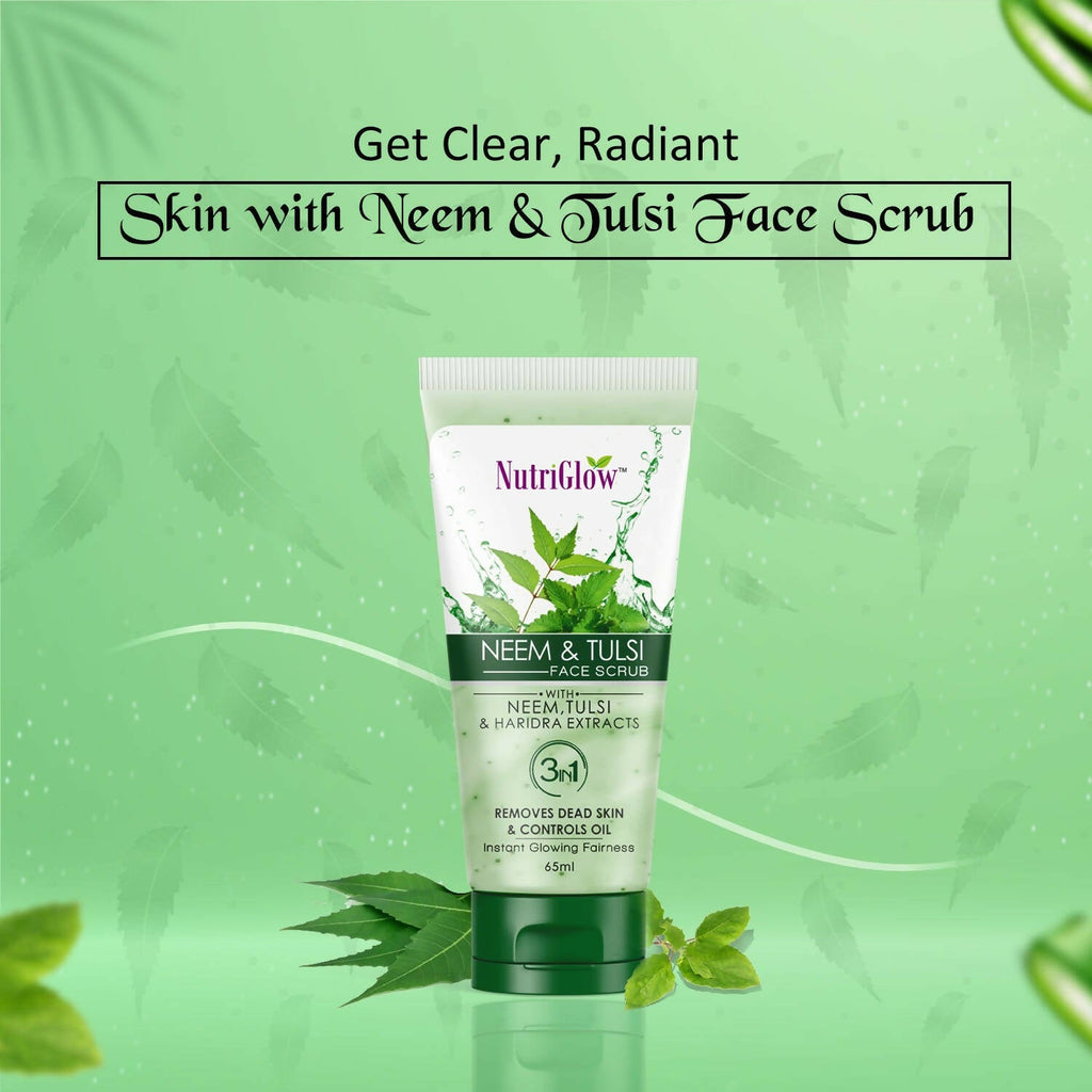 NutriGlow Neem & Tulsi Face Scrub | Grab2Buy