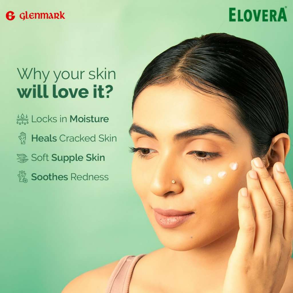 Glenmark Elovera Moisturising Cream For Dry Skin