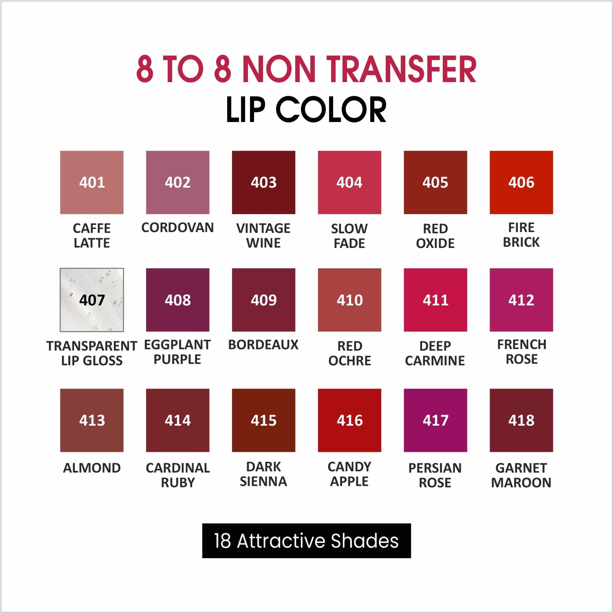 VERYMISS 8 To 8 Non Transfer Lip Color - 412 French Rose | Grab2Buy