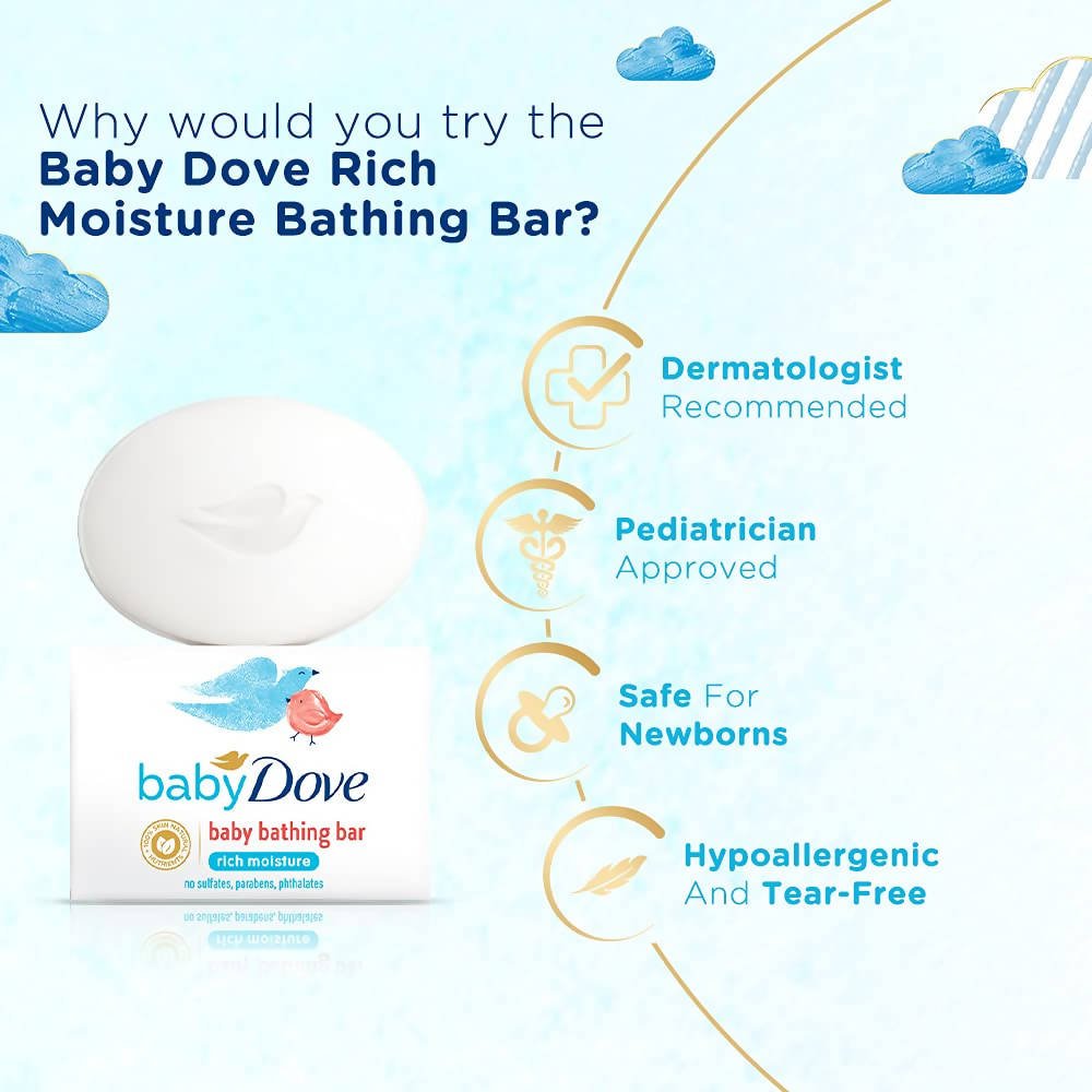 Baby Dove Rich Moisture Bathing Bar | Grab2Buy