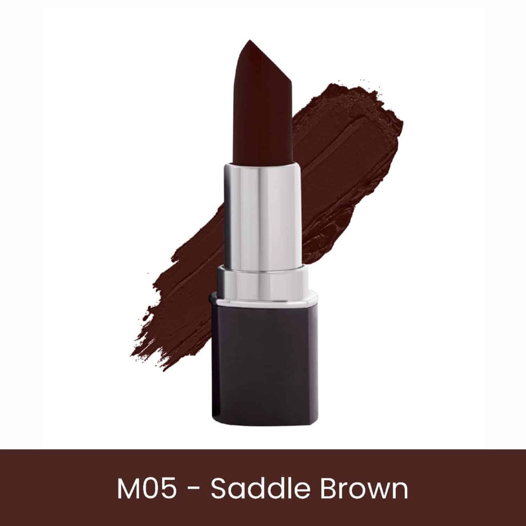 VERYMISS Matte & Satin Lipstick - M05 Saddle Brown | Grab2Buy