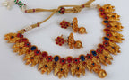 Kemp Peacock Pink & Blue Necklace Set | Grab2Buy