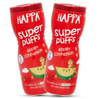 Happa Organic Multigrain Apple + Cinnamon Melts Super Puffs | Grab2Buy