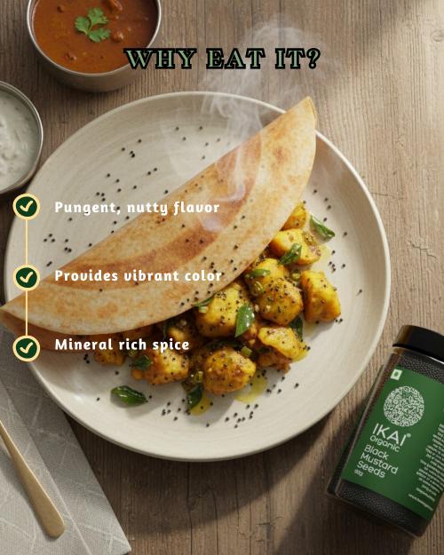 IKAI Organic Black Mustard Seeds | Grab2Buy