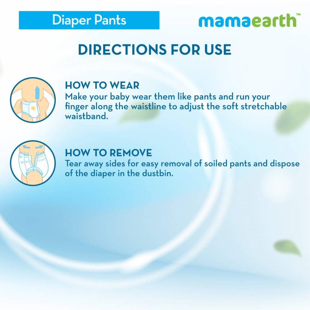 Mamaearth Plant-Based Diaper Pants for Babies 30 Diapers | Grab2Buy