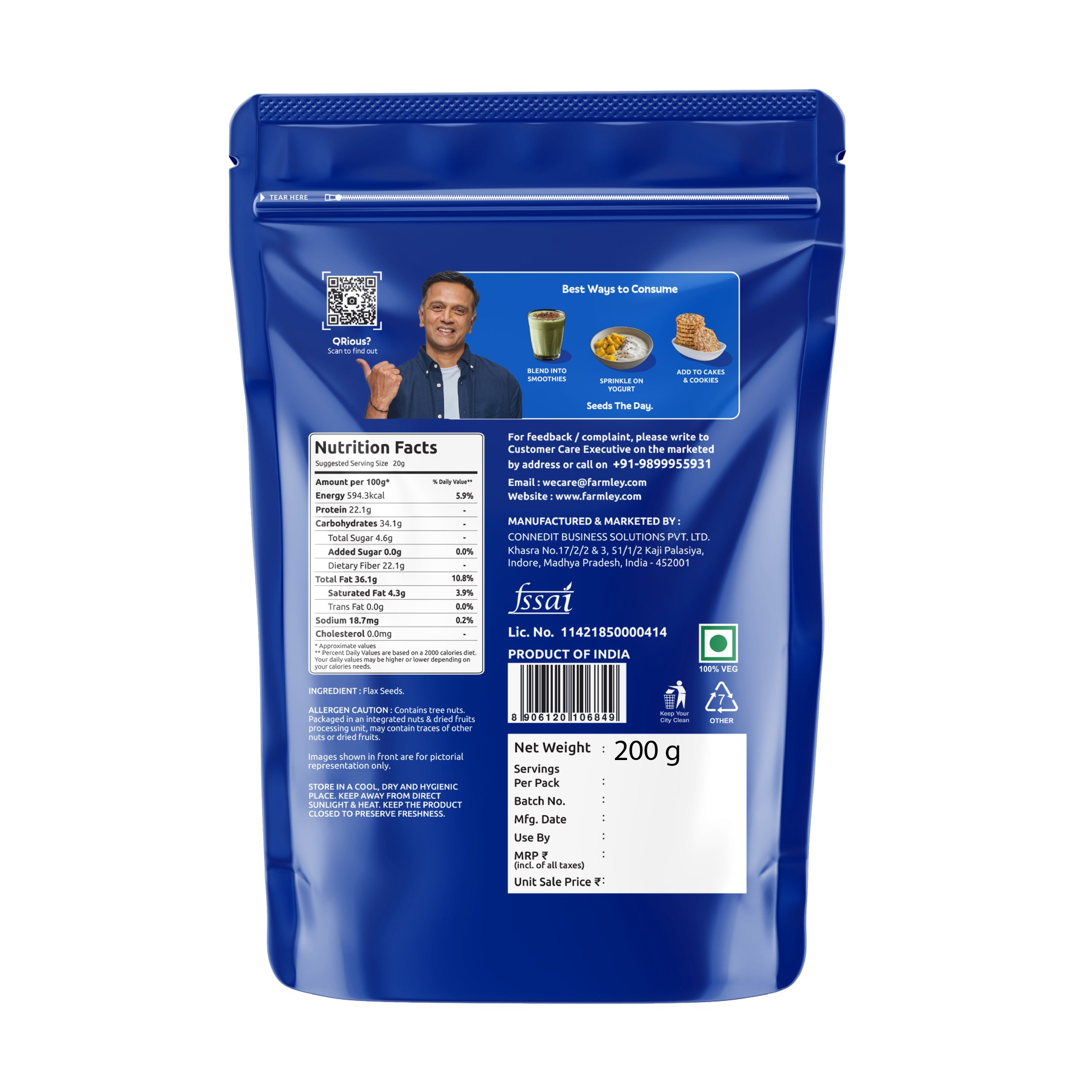 Grab2Buy Premium Flax Seeds (Alsi)
