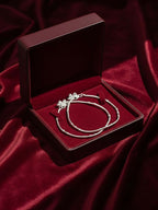 NVR Women Set of 2 Silver Plated Anklet | Grab2Buy