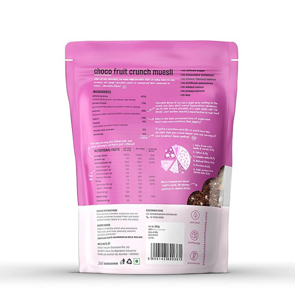 The Whole Truth Choco Fruit Crunch Muesli | Grab2Buy