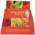 Vaadi Herbals Value Anti Ageing Cream, Almond Wheatgerm Oil and Rose