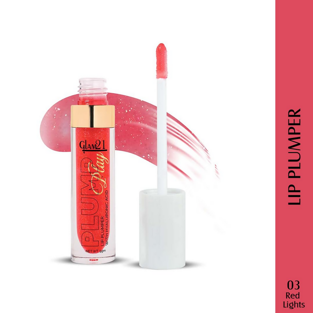 Glam21 Lip Plump Play Lip Plumper With Hyaluronic Acid - 03 Red Lights | Grab2Buy