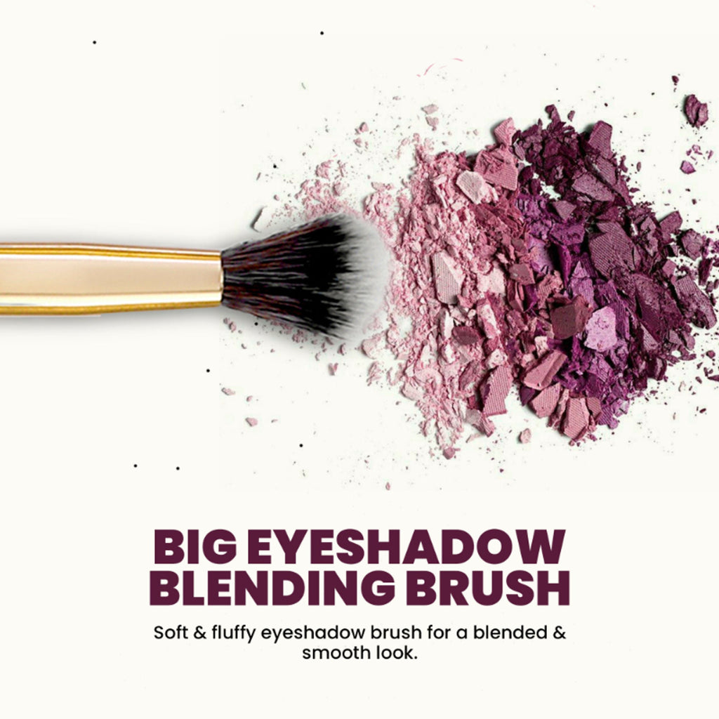 MARS Cosmetics Artist's Arsenal Professional Big Blending Eyeshadow Brush Golden | Grab2Buy