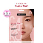 Swiss Beauty Care Korean Glow Facial Kit With Kakadu Plum & Rice, 6-Steps For Glass-Skin | Grab2Buy