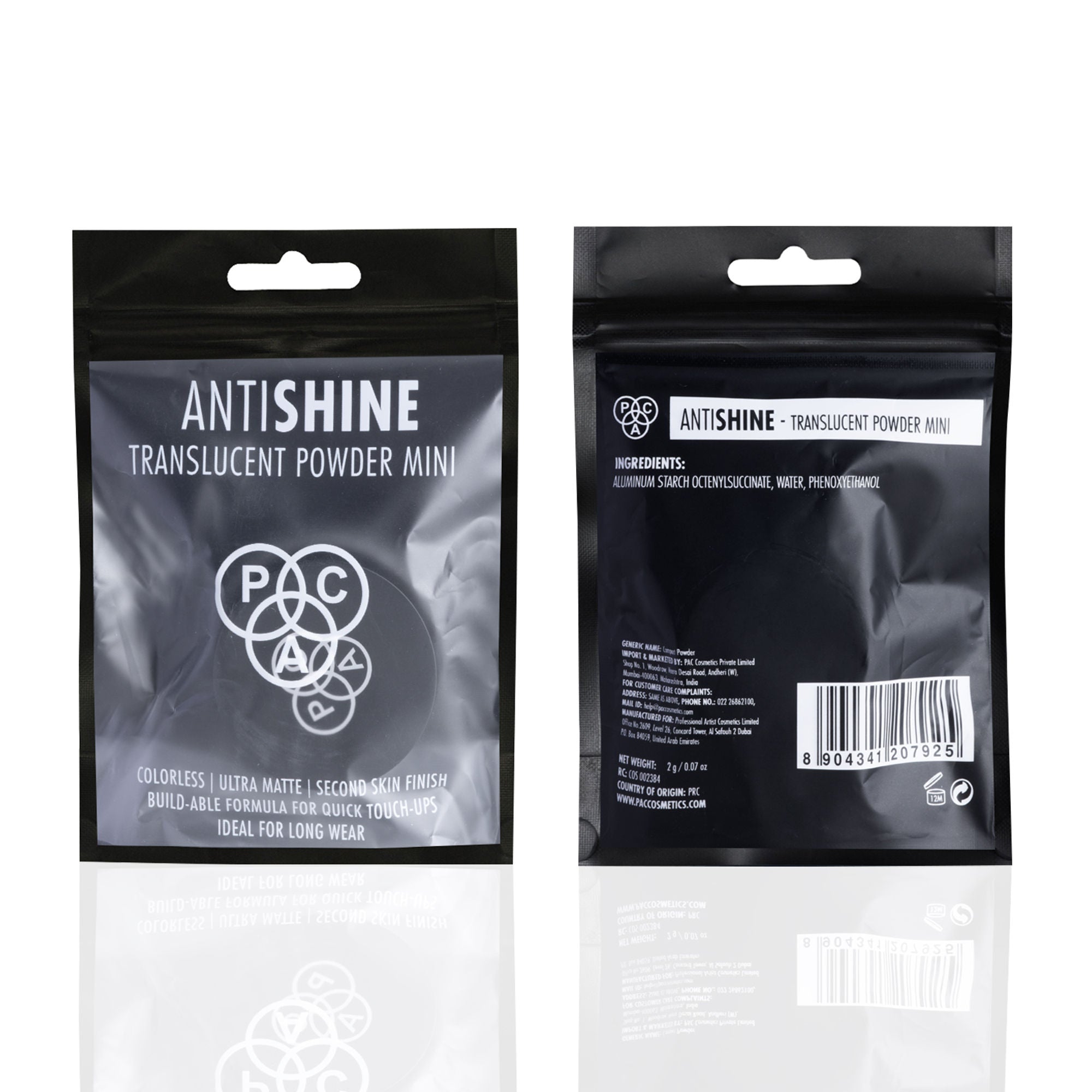 PAC Studio Translucent Powder Antishine Mini -Controls Shine Prevents Flashbacks Lightweight Setting Powder | Grab2Buy