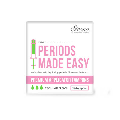 Sirona Premium Applicator Tampons - Regular Flow | Grab2Buy