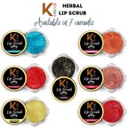 KINDED Lip Sugar Scrub Herbal Exfoliator - Strawberry