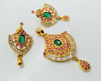 Multicolor AD Designer Small Pendant Set | Grab2Buy