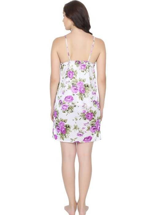 Ruhani Printed Short Nighty Fits Bust (Ruhani-NT-08-FS) | Grab2Buy