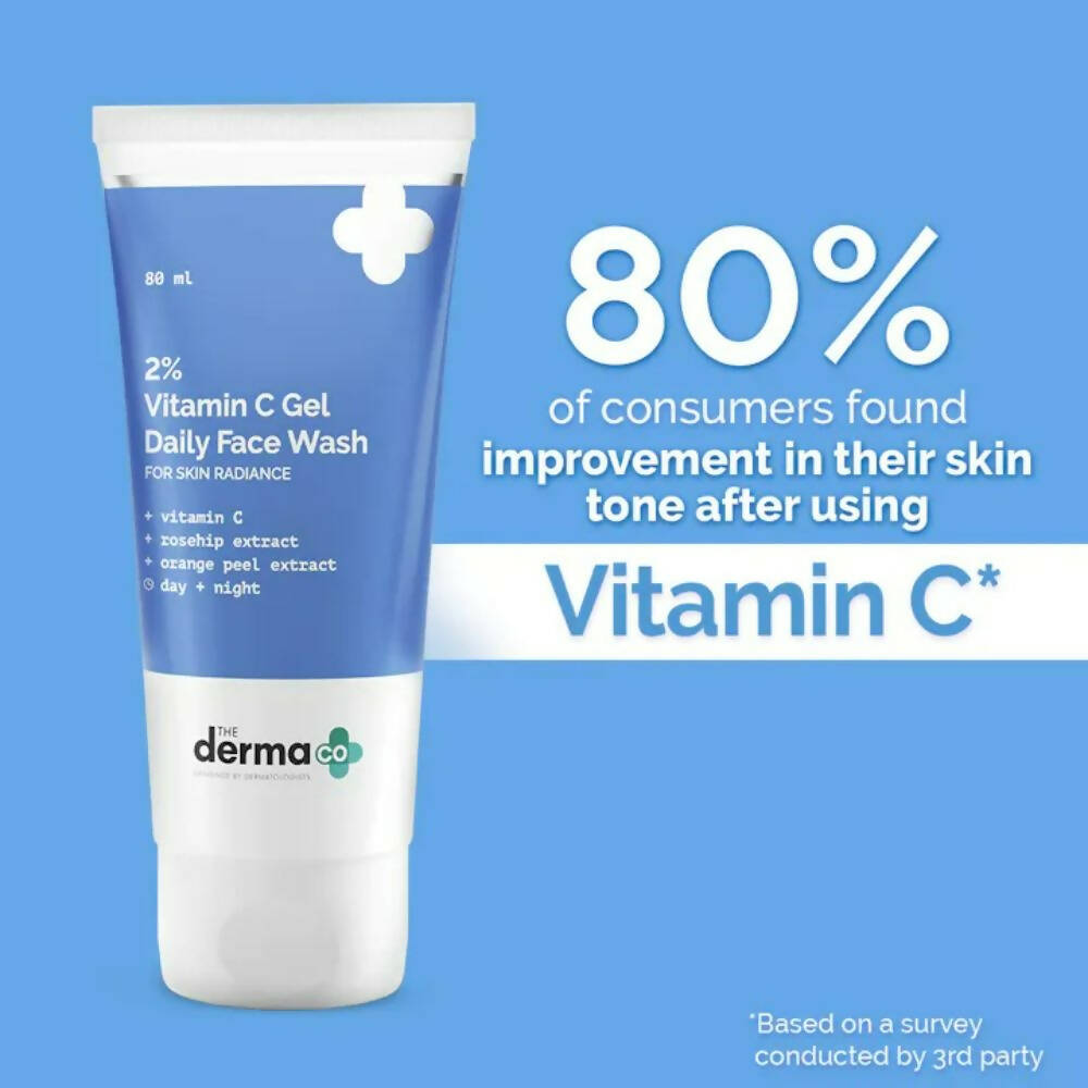 The Derma Co 2% Vitamin C Gel Daily Face Wash | Grab2Buy