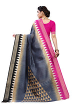 Vamika Grey Linen Jari Border Saree (GUNJAN GREY) | Grab2Buy