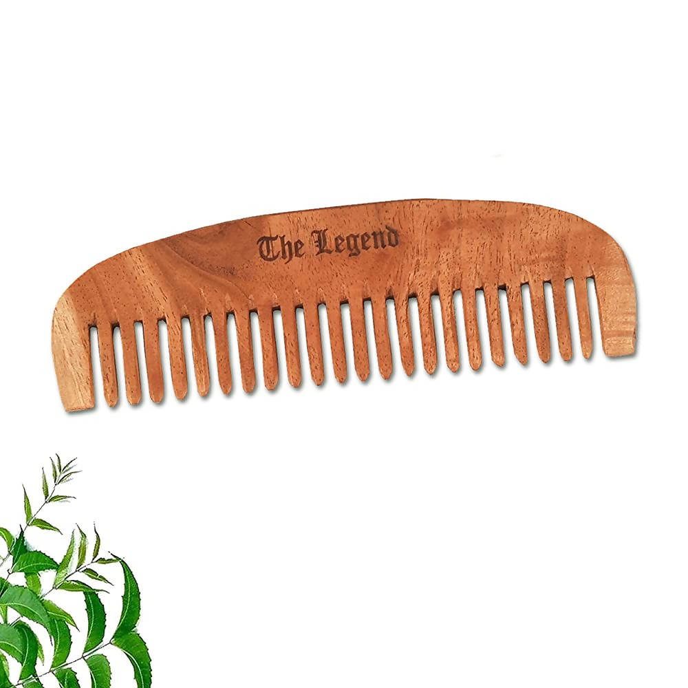 The Legend Organic Pure Neem Wood Comb Fine Teeth | Grab2Buy