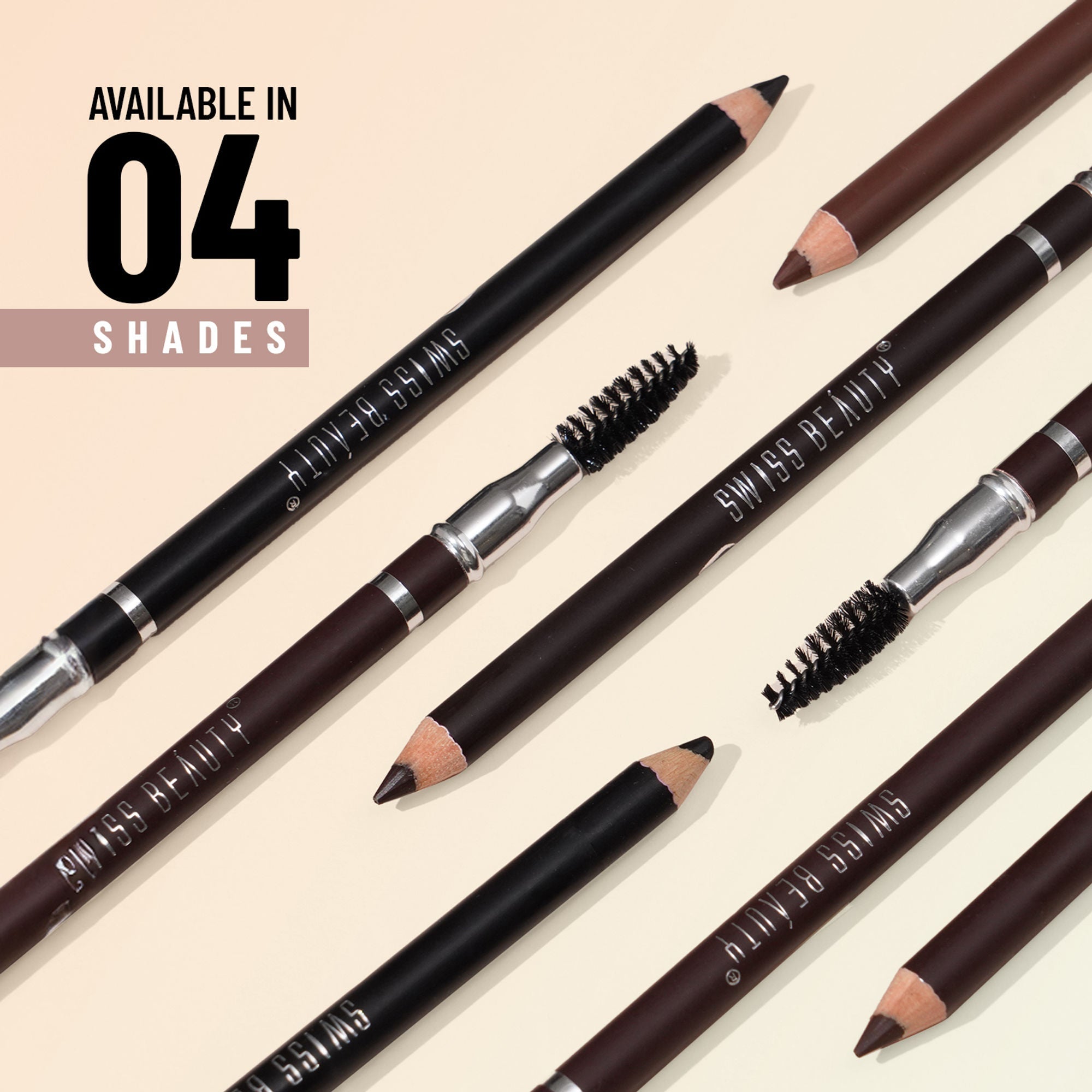 Swiss Beauty Brow Definer Pencil - 03 Deep Brown