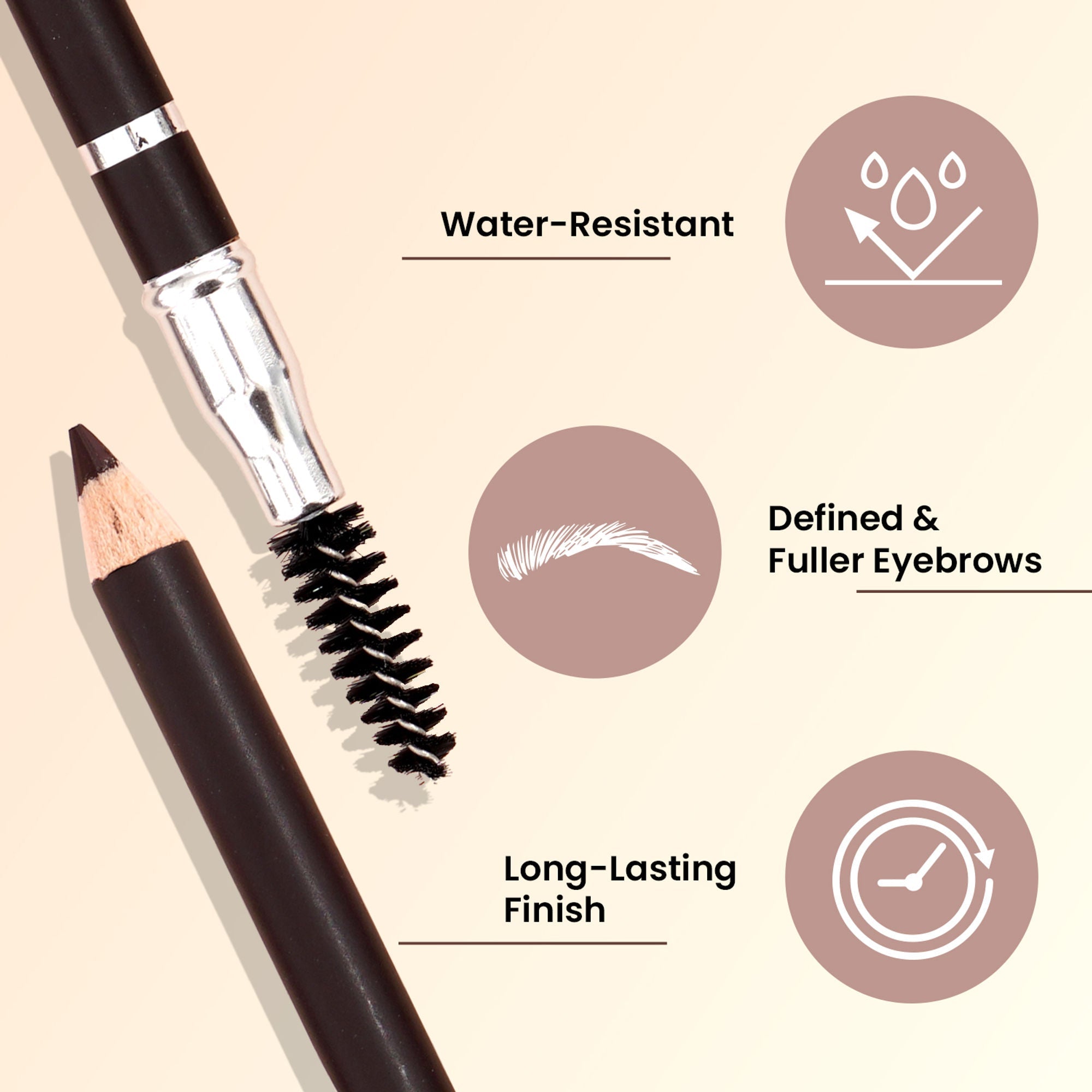 Swiss Beauty Brow Definer Pencil - 01 Chestnut