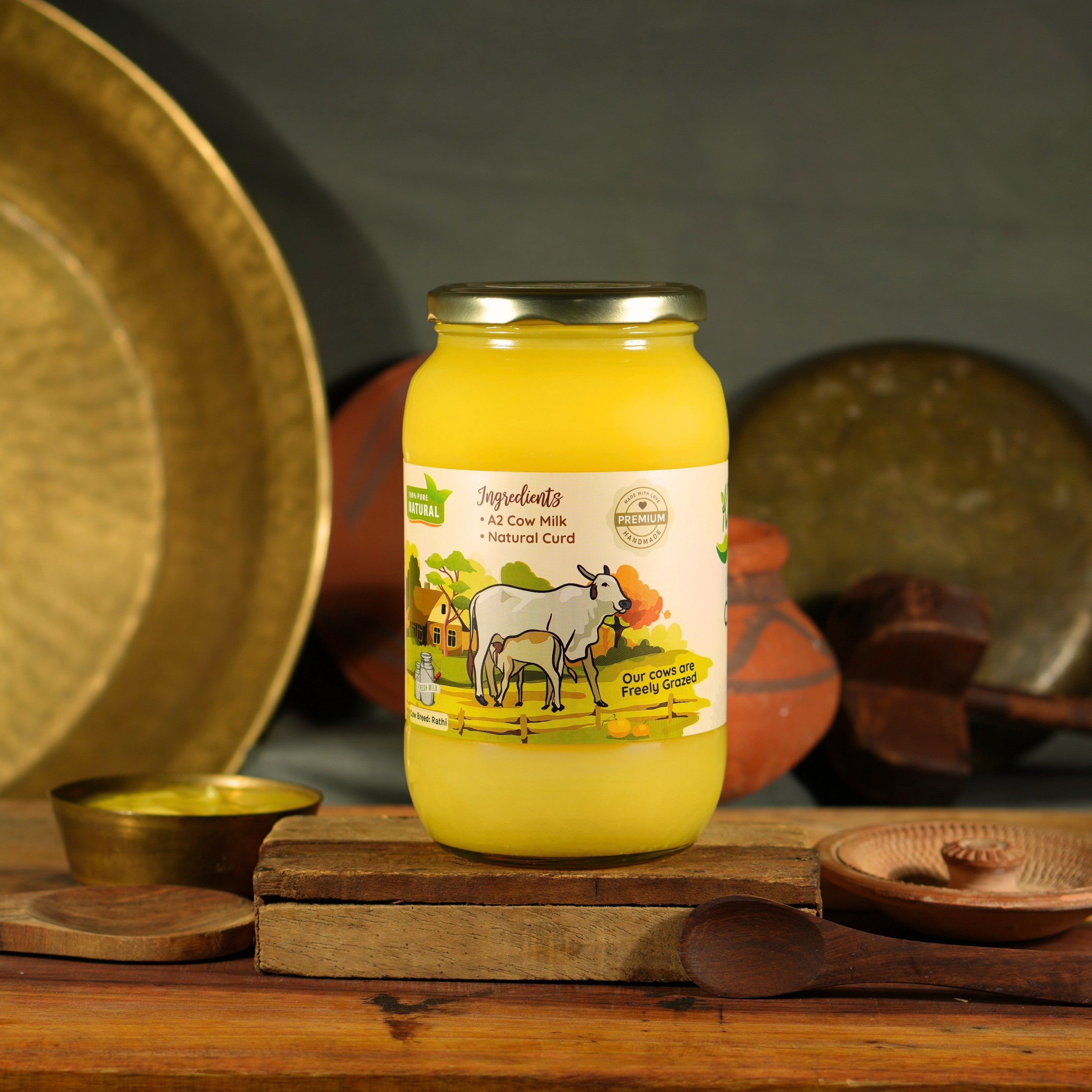 Kasutam A2 Desi Cow Bilona Ghee | Swadesiicart