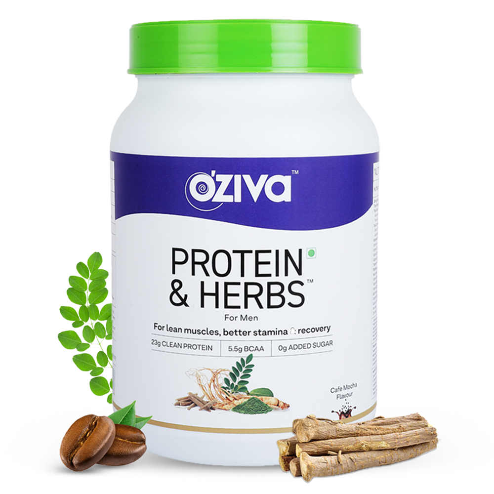 OZiva Protein & Herbs for Men | Grab2Buy