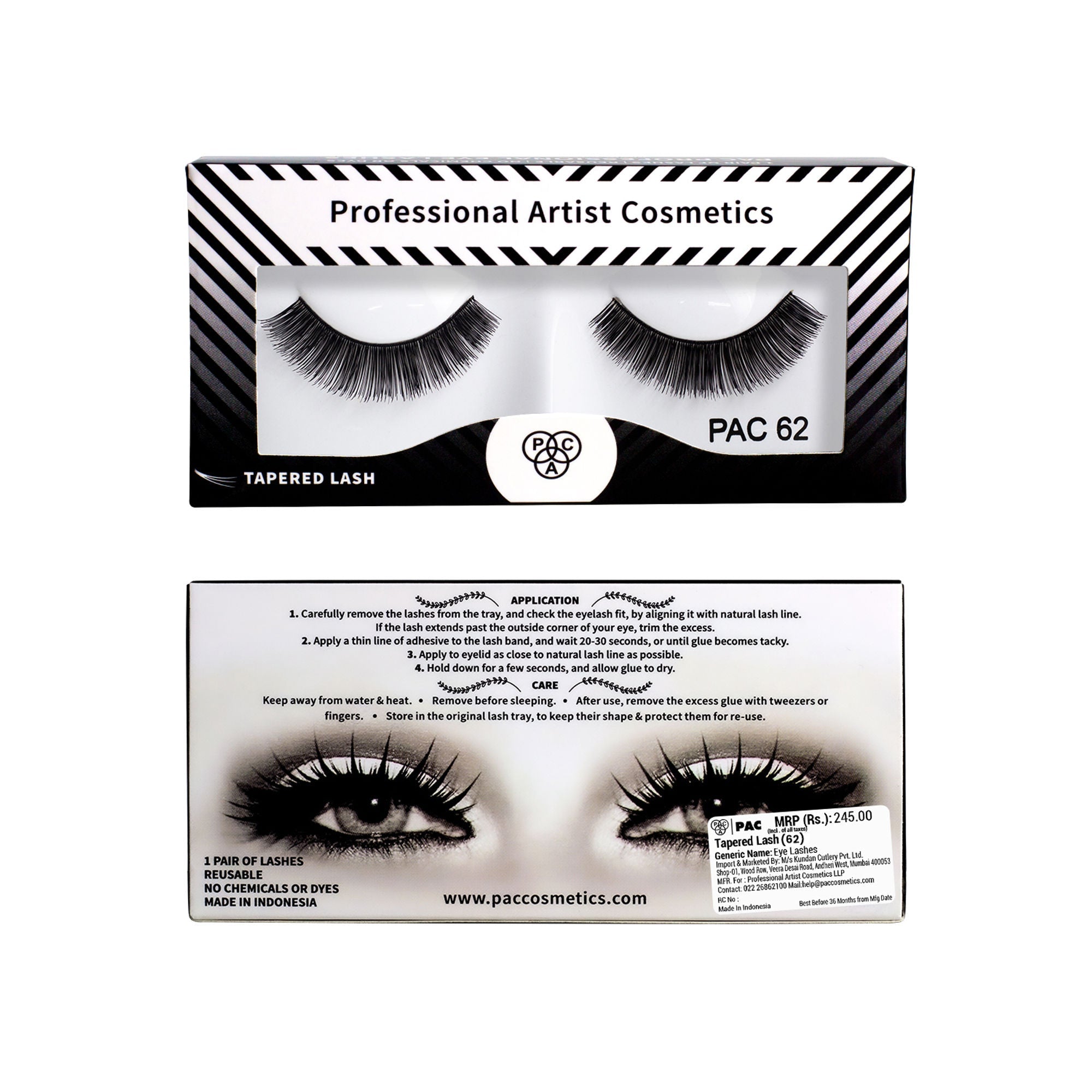 PAC Studio Tapered Lash - 62 | Grab2Buy