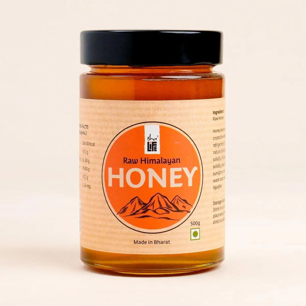 Isha Life Raw Himalayan Honey - Pure Wild Himalayan Honey | Sourced from Jammu, Reasi, Doda and Udhampur | Swadesiicart