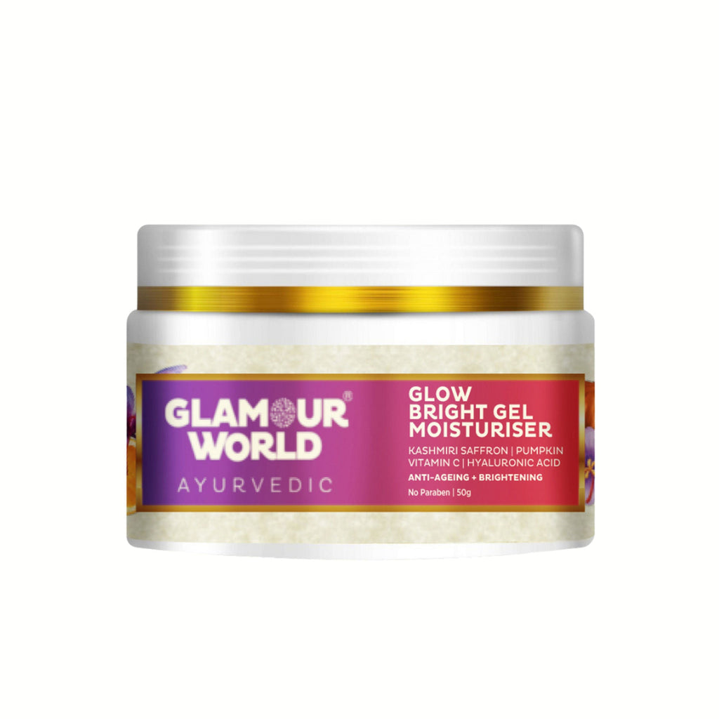 GLAMOUR WORLD AYURVEDIC Glow Bright Gel Moisturiser | Grab2Buy