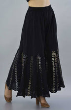 Mominos Fashion Black Mirror Palazzo | Grab2Buy