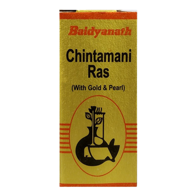 Baidyanath Chintamani Ras with Gold - 10 Tablets