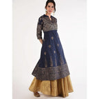 Cheera Women's Hand Block Print Anarkali Kurta (CH-031K) | Grab2Buy