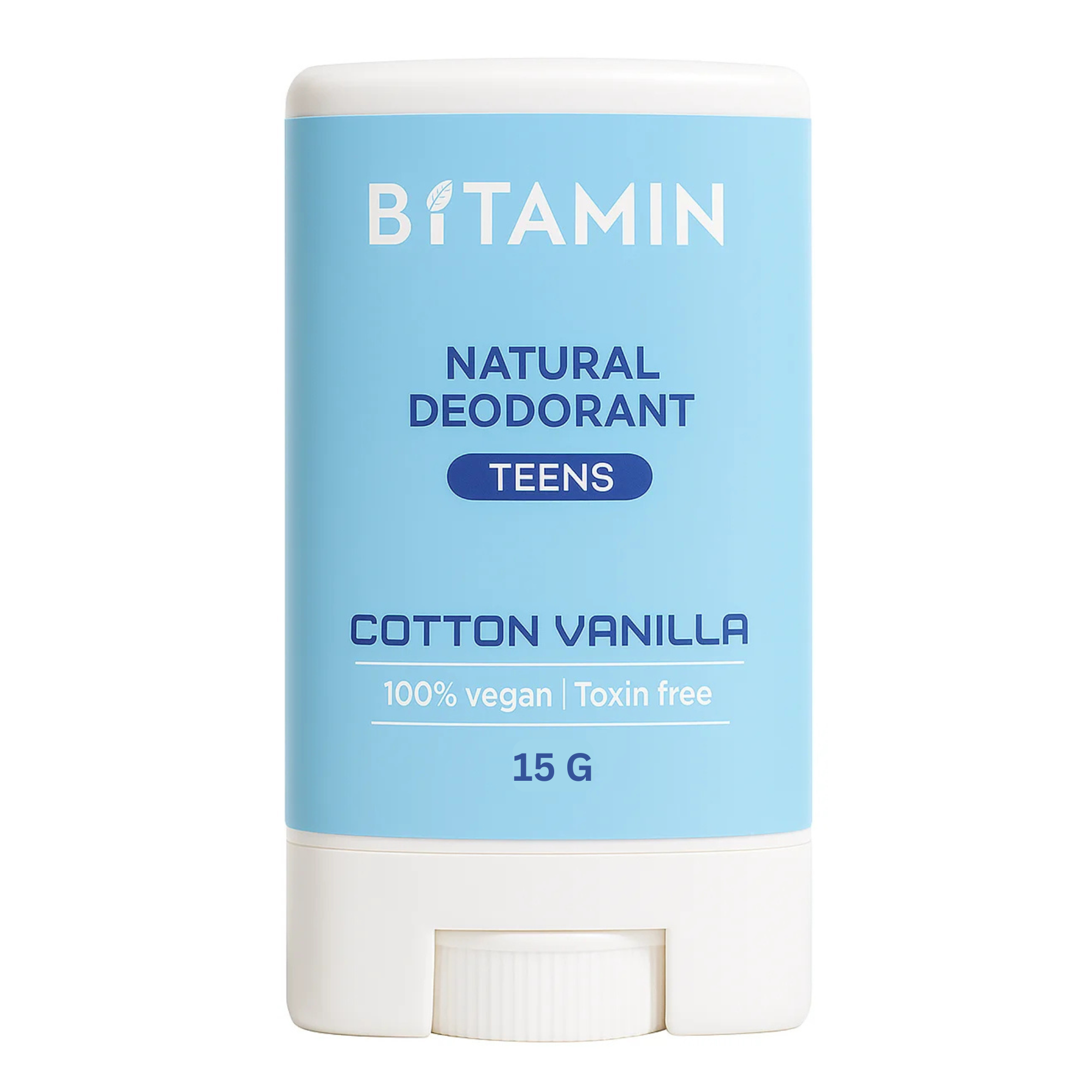 Bitamin Cotton Vanilla Teens Natural Deodorant Roll On Stick | Grab2Buy
