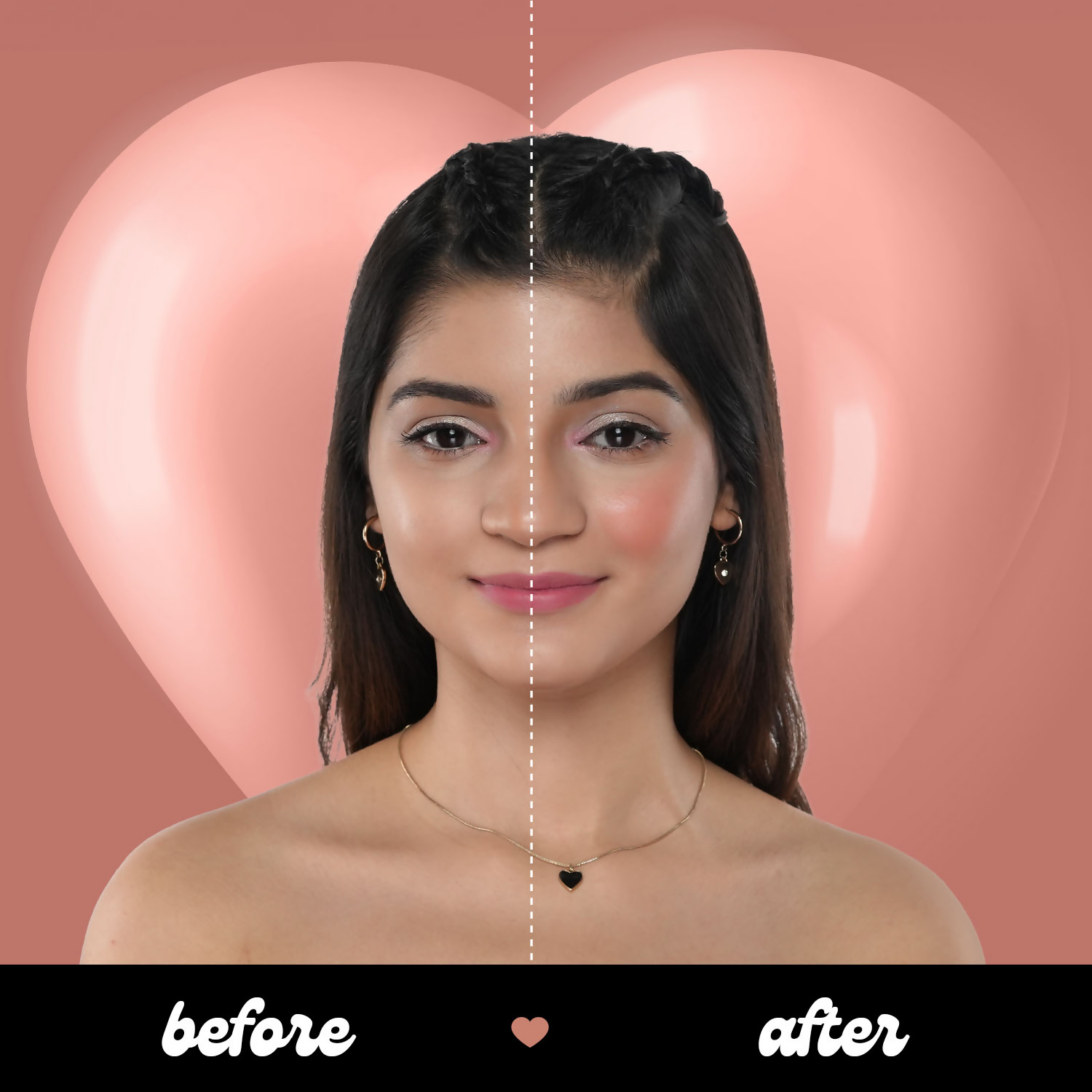 Bella Vita Organic All Hearts Face Blush - Love Struck | Grab2Buy
