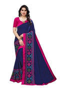 Vamika Navy Chiffon Emboridered Saree (SUIDHAGA NAVY) | Grab2Buy