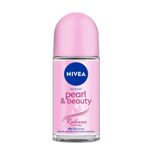 Nivea Deodorant Roll On Pearl & Beauty Radiance For Eventoned Smooth & Beautiful Underarms | Grab2Buy