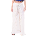 Asmaani White Color Plain Ruffle Palazzo | Grab2Buy